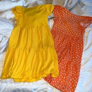 Yellow and Orange Dress size XS